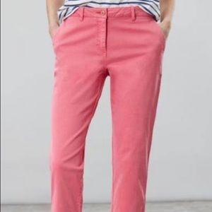 Garnet Hill pink chinos. Size 14 pants.